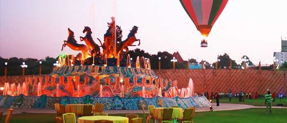 sun fountain garden Ramoji Film City