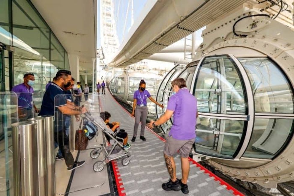 Sunkid Ain Dubai Wheel Conveyor Belt