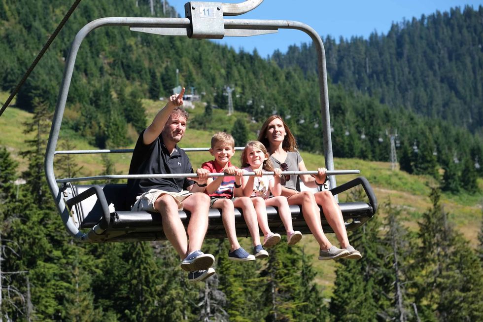 Sunkid Mountain Coaster Eagle Coaster Cypress Mountain Vancouver Lift