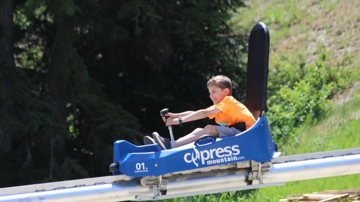 Sunkid Mountain Coaster Eagle Coaster Cypress Mountain Vancouver