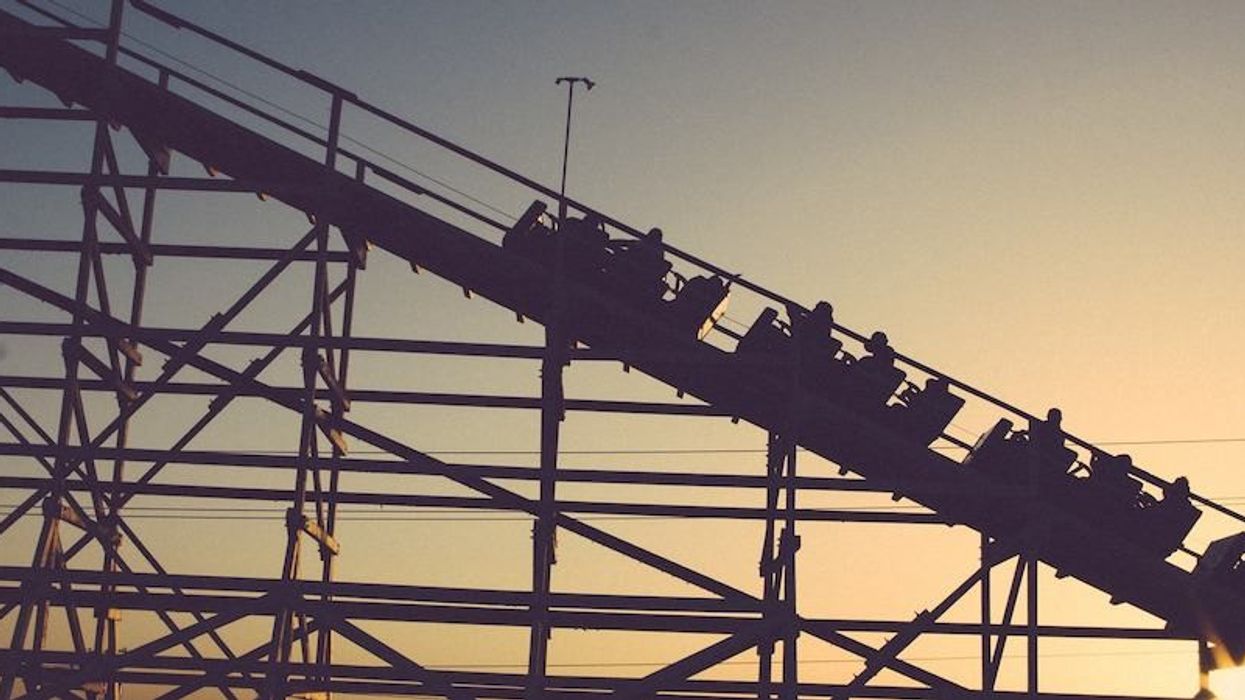 sunset roller coaster