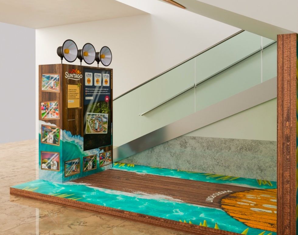 Suntago Waterpark booth by ThisPlays