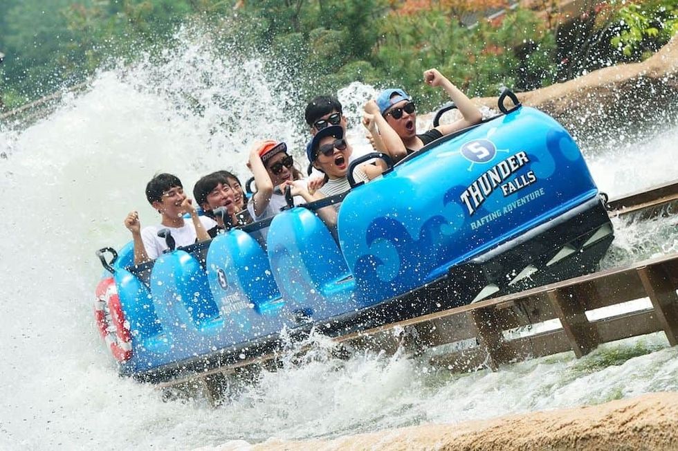 Super Flume, Everland Theme Park, Korea