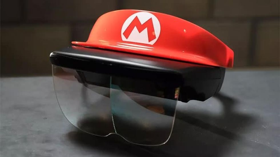 super nintendo world japan mario kart AR headset
