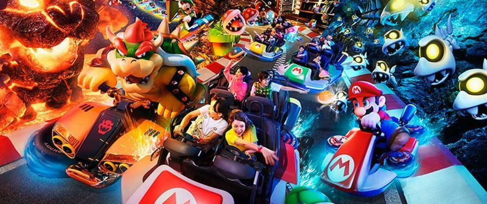 super nintendo world mario kart ride