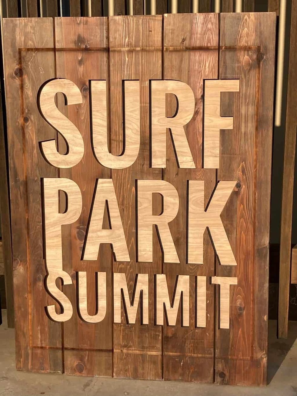 Surf Park Summit sign