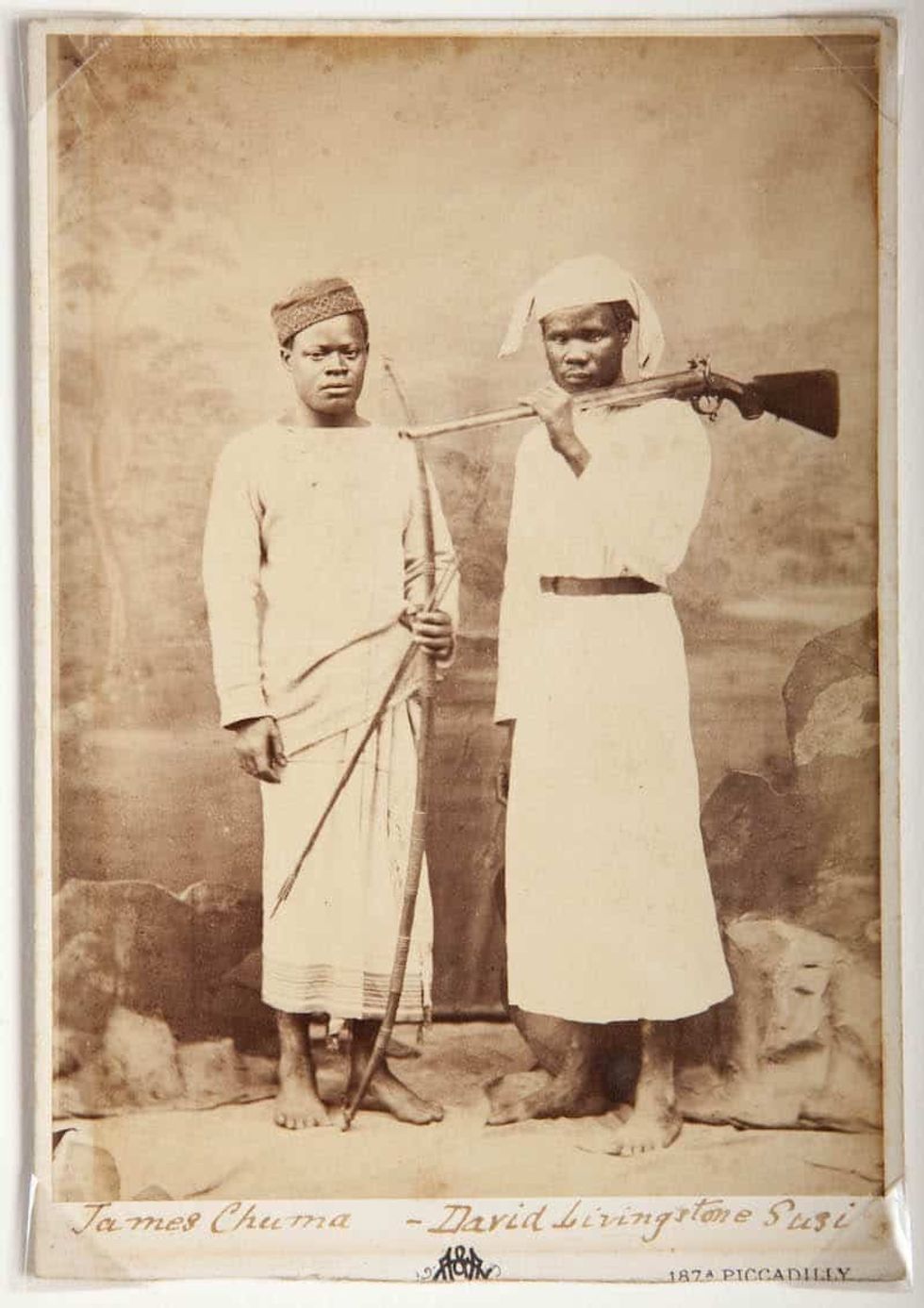Susi and Chuma who accompanied David Livingstone