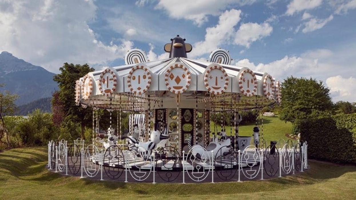 swarovski crystal carousel