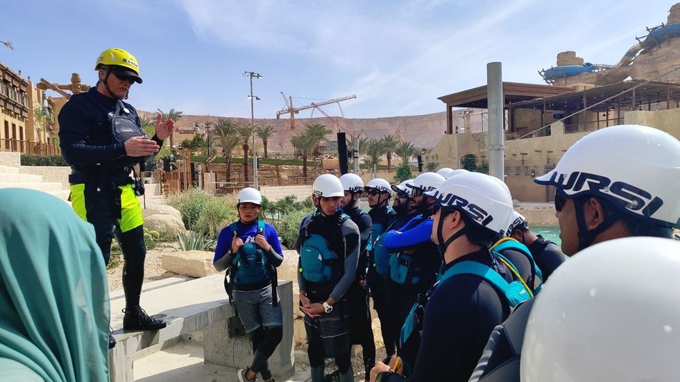 Swiftwater rescue briefing