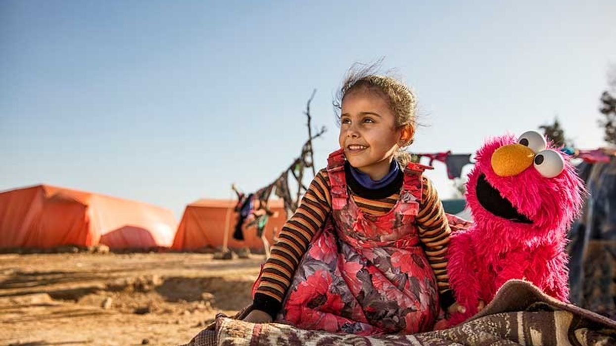 syrian refugee lego sesame workshop