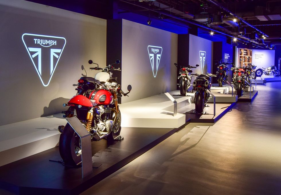 Sysco Productions AV Design & Installation at Triumph Factory Visitor Experience