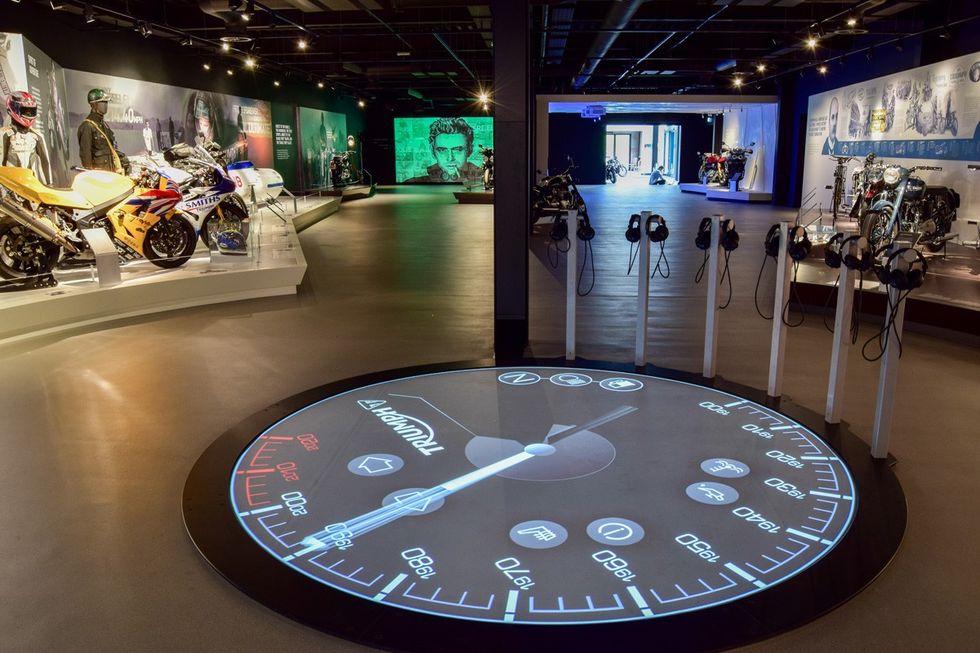 Sysco Productions AV Design & Installation at Triumph Factory Visitor Experience