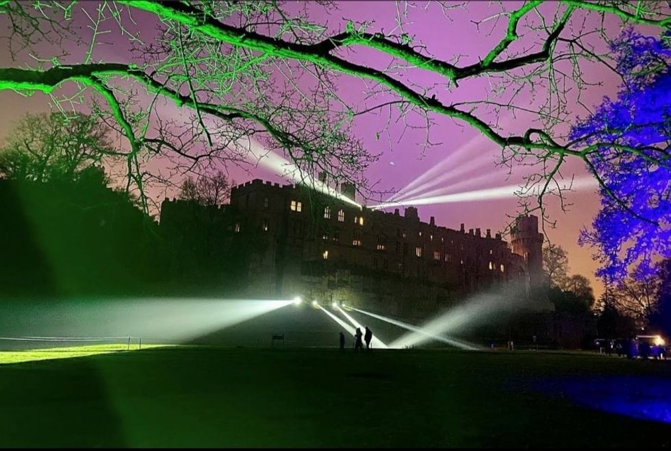 T3 Creative Agency Warwick Castle Light Trail Grounds
