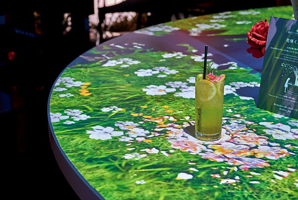 Tablemapping projection entertainment panasonic