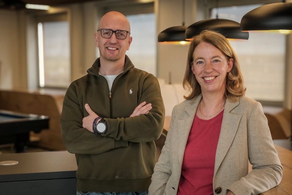 Taco Orens and Valerie Morel