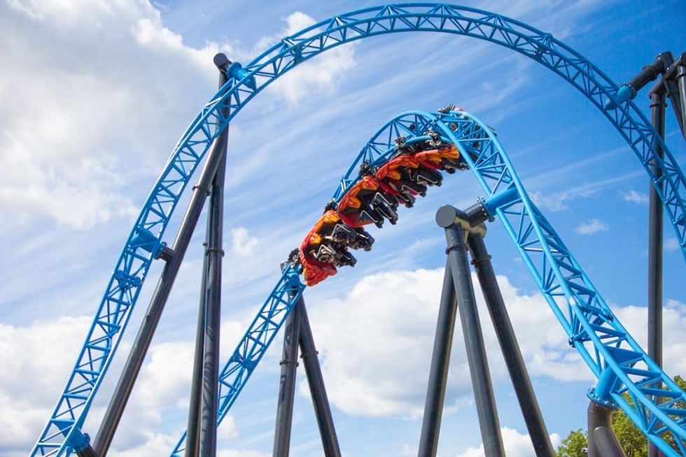 Taiga coaster at Linnanmaki Park