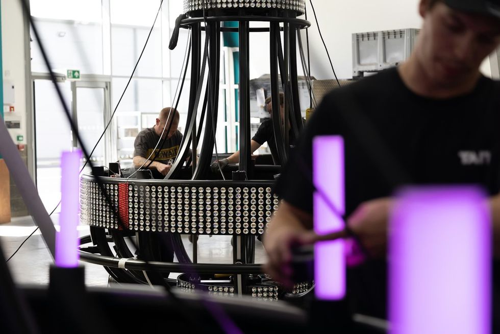 TAIT creating Swarovski-clad crystal chandeliers for MSC World Europa