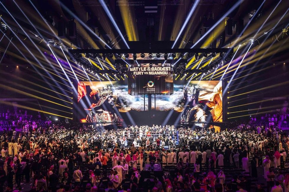 TAIT fury vs ngannou WWE in Saudi