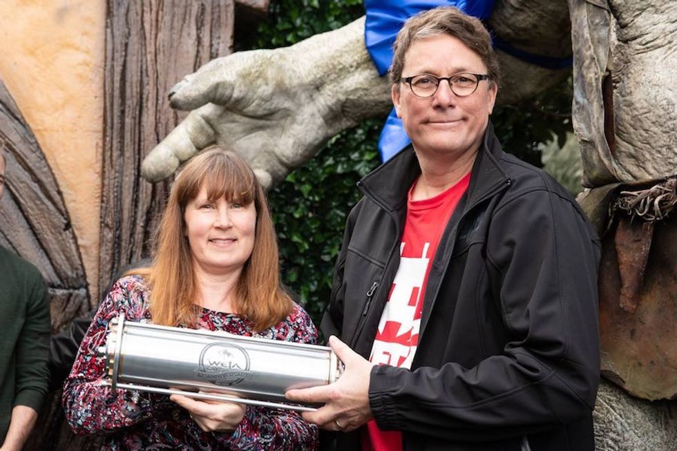 Tania Rodger and Richard Taylor WETA Workshop