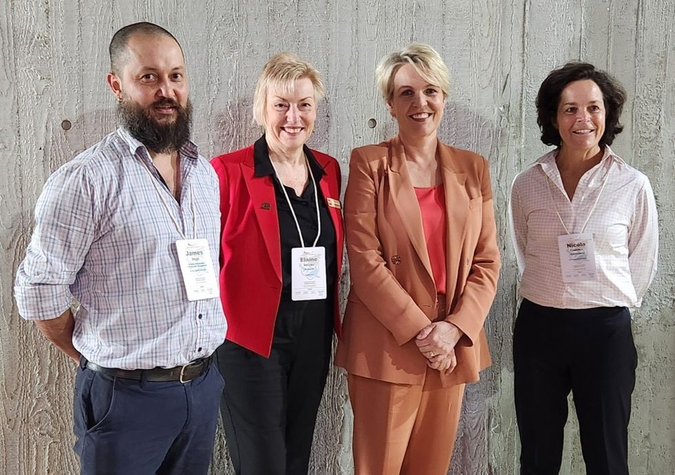 Tanya Plibersek with ZAA team