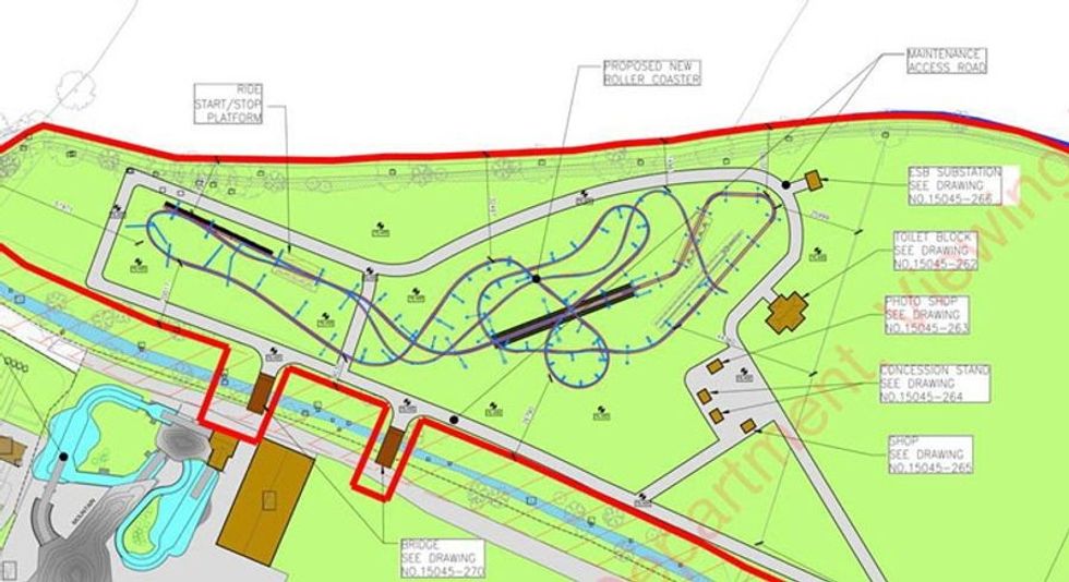 Tayto Park new steel rollercoaster
