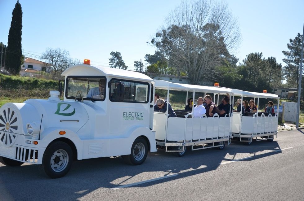 TDI White Electric Tourist Train