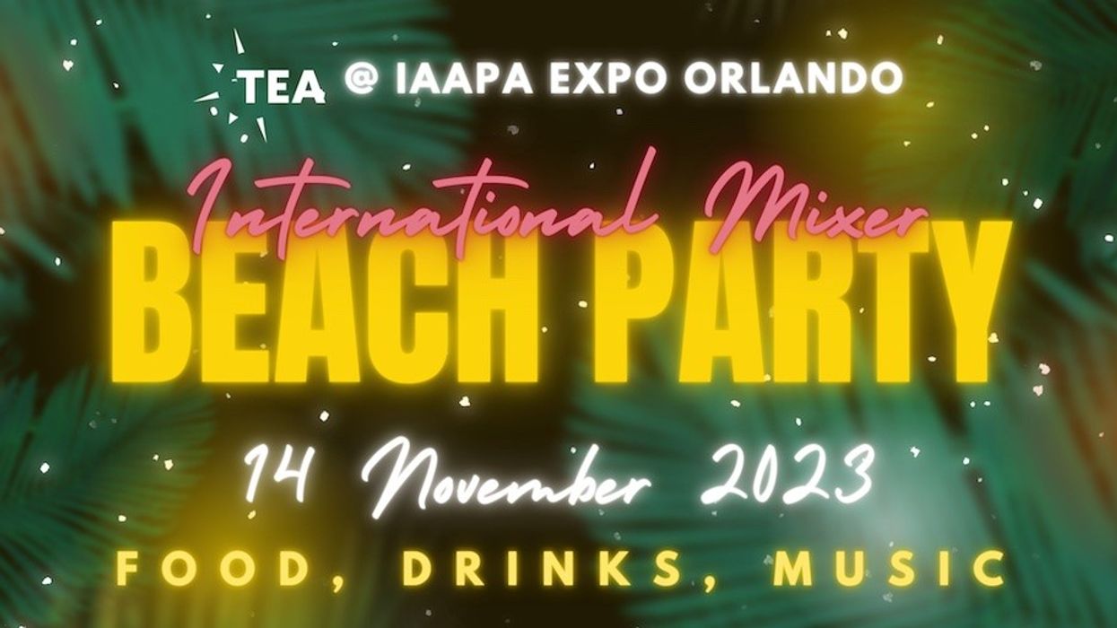 TEA 2023 IAAPA Orlando Beach Party Mixer