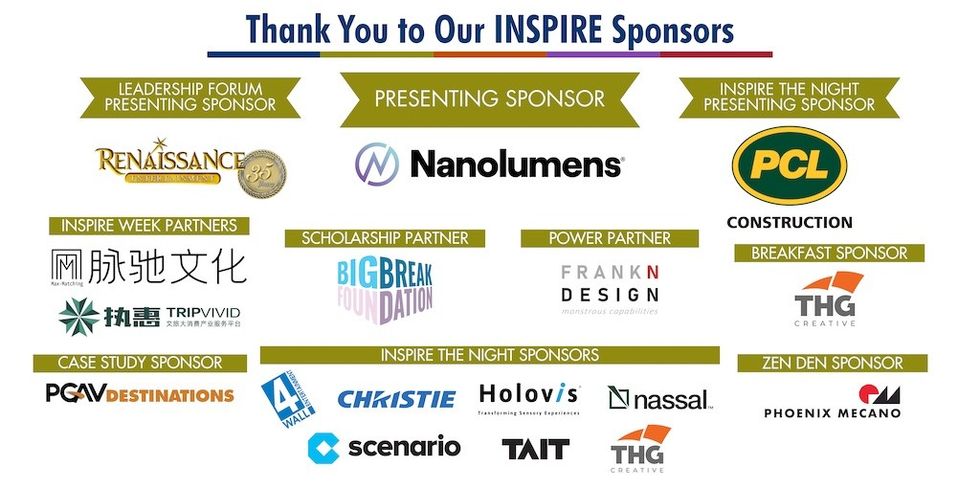 TEA INSPIRE Sponsors 2024