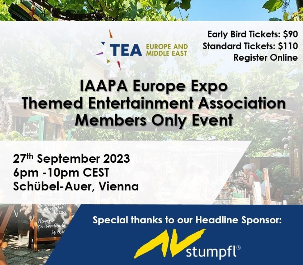 TEA Members event IAAPA Expo Europe