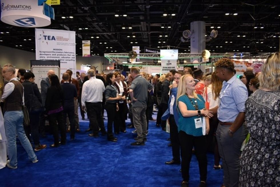 TEA trade show floor