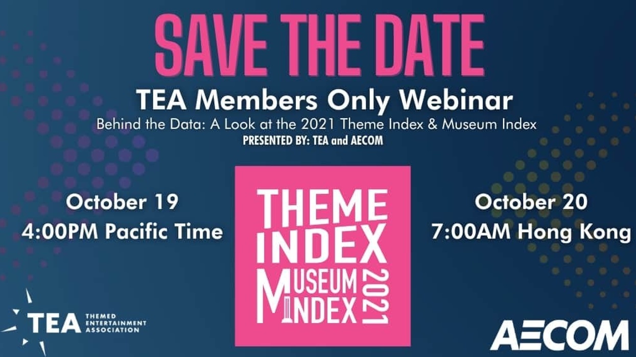 TEA webinar theme park and museum index 2021