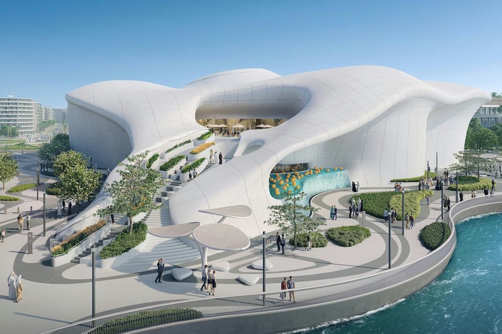 teamLab Phenomena Abu Dhabi exterior concept art