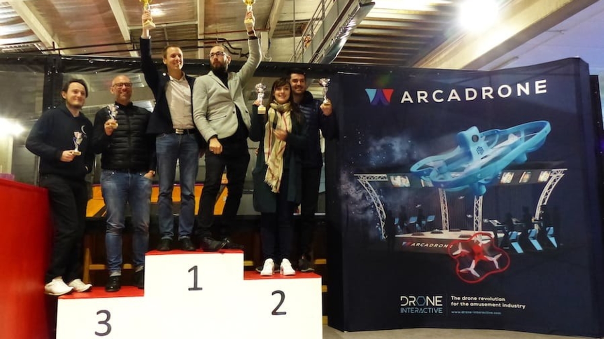 teams competing in Drone Interactive's ARCADRONE tournament