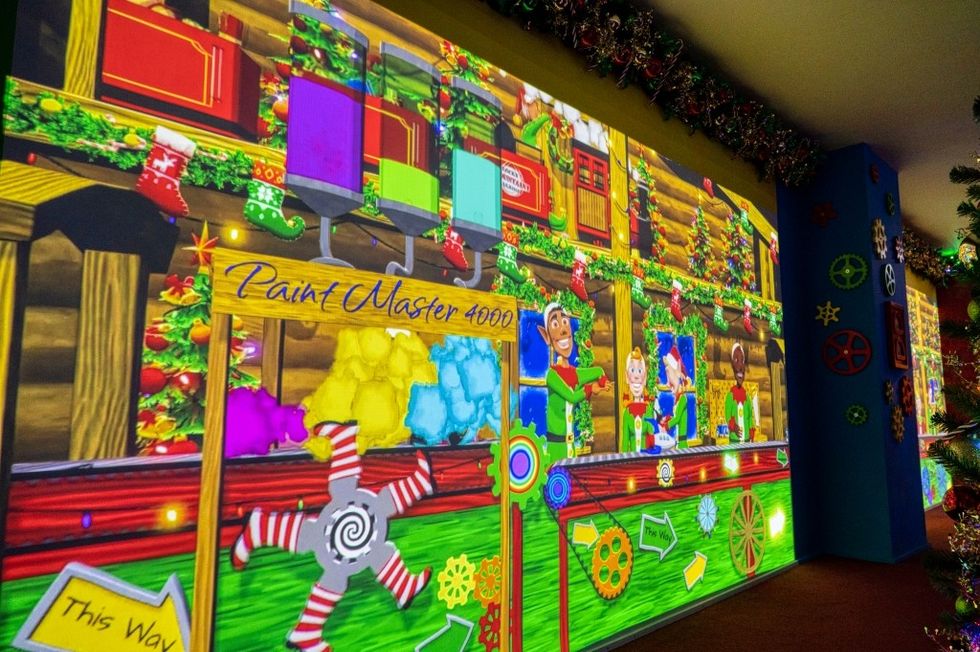 Technically Creative Four Seasons Arena screen