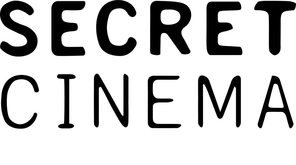 "Text reading 'Secret Cinema' in bold font."