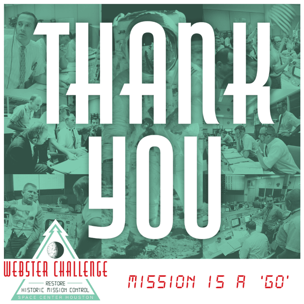 Thank you poster from NASA