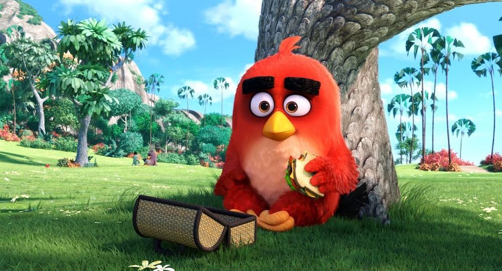 the angry birds movie from rovio red bird.