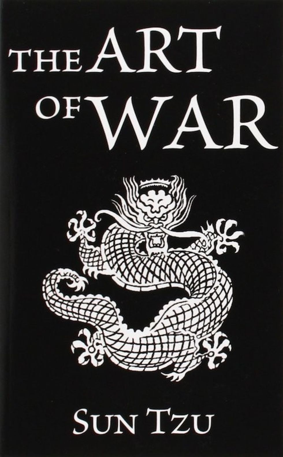 the art of war sun tzu book cover dragon