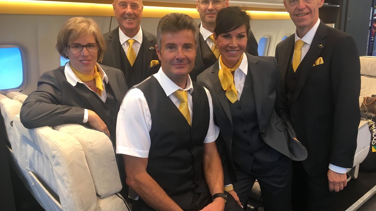 The Captain Jack crew at IAAPA Expo Europe (from left to right): Elke Vandersypen, Reinoud van Assendelft de Coningh, Jack Schoepen, Dirk Daems, Myriam Schoepen and Erik Jacquemyn.