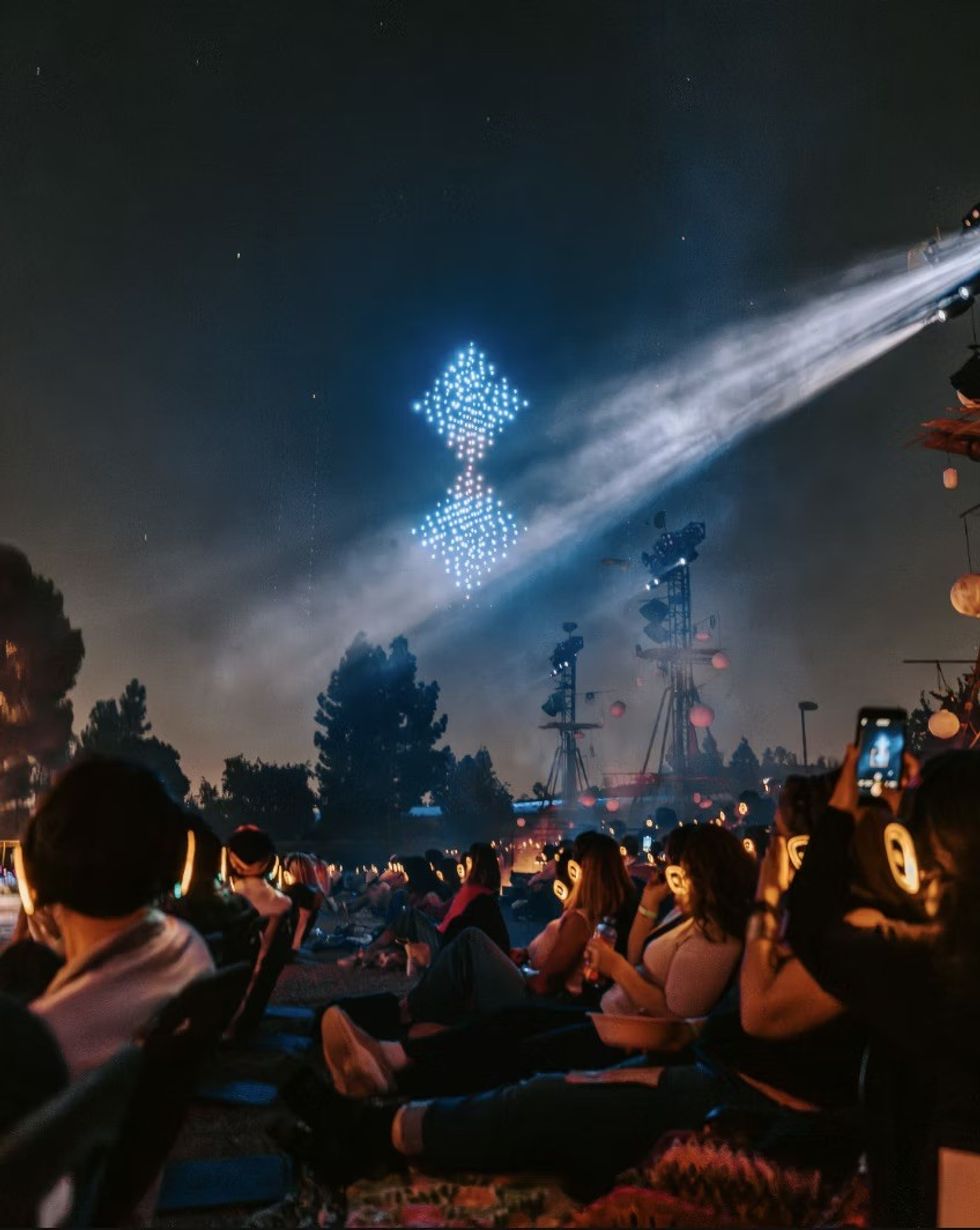 The Cort\u00e8ge: A Festive Funeral for Our Times drones