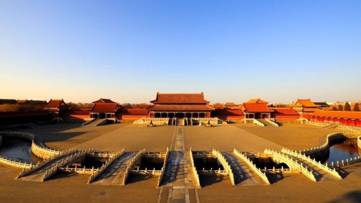 The courtyard of Beijing's Palace Museum