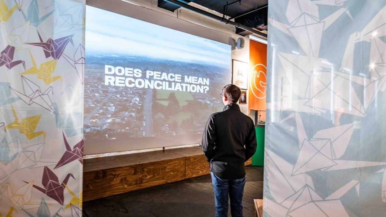 The Creative Core The Peace Museum exhibit courtesy of The Creative Core and The Peace Museum