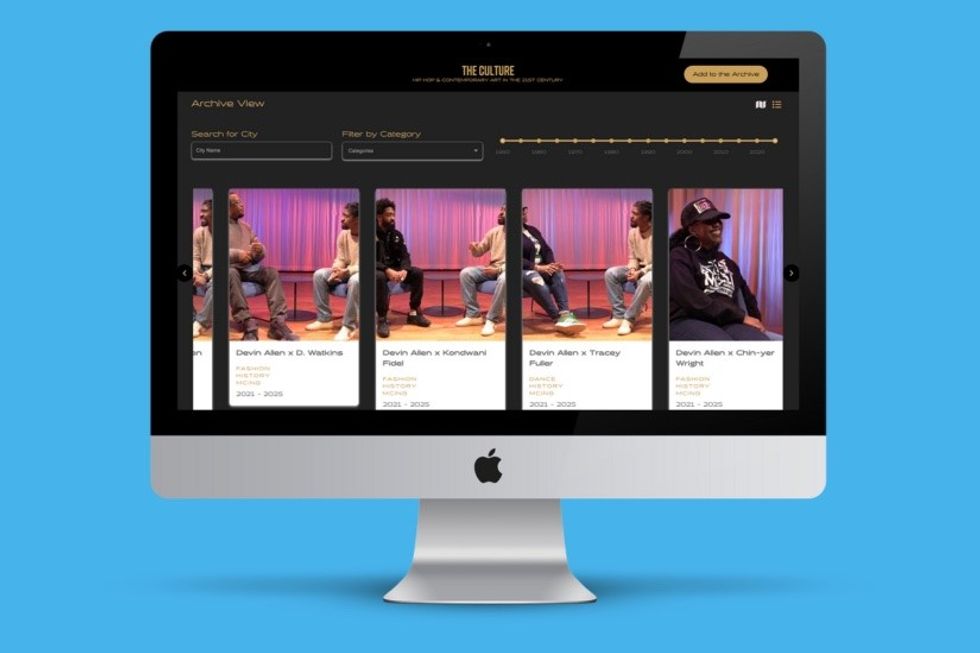 The Cuture - guru interactive on hip hop for Baltimore Museum of Art