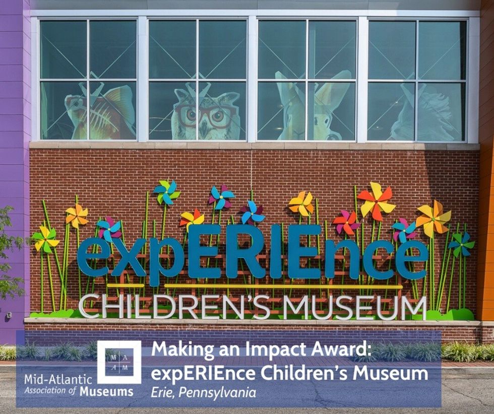 The expERIEnce Children's Museum wins 2025 MAAM Making an Impact Award