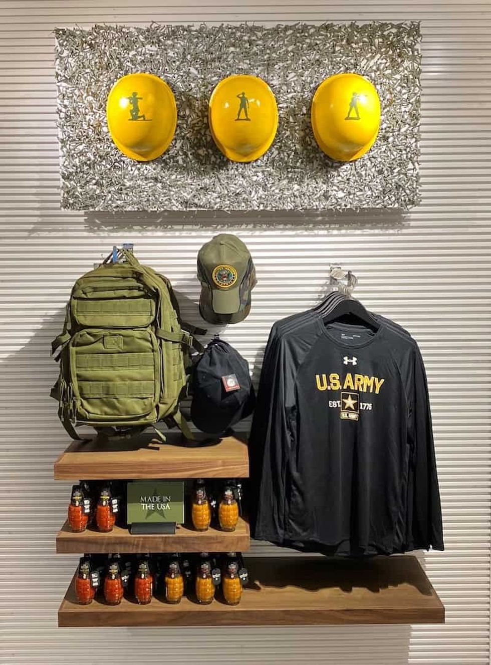 The Generals grenade hot sauce US Army Museum Store purposeful retail