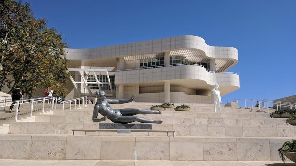 the getty museum los angeles statue