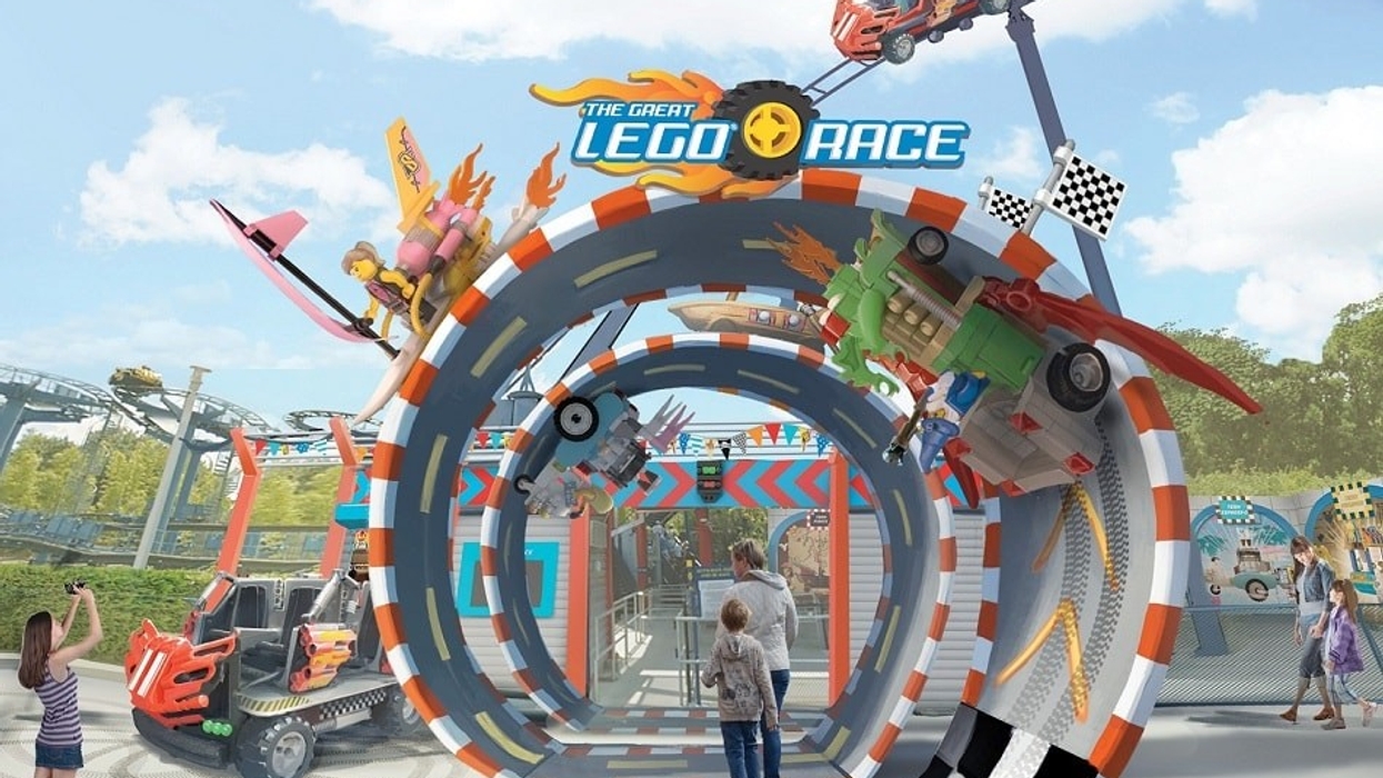 The Great Lego Race. Legoland. Florida. VR coaster. Virtual reality.