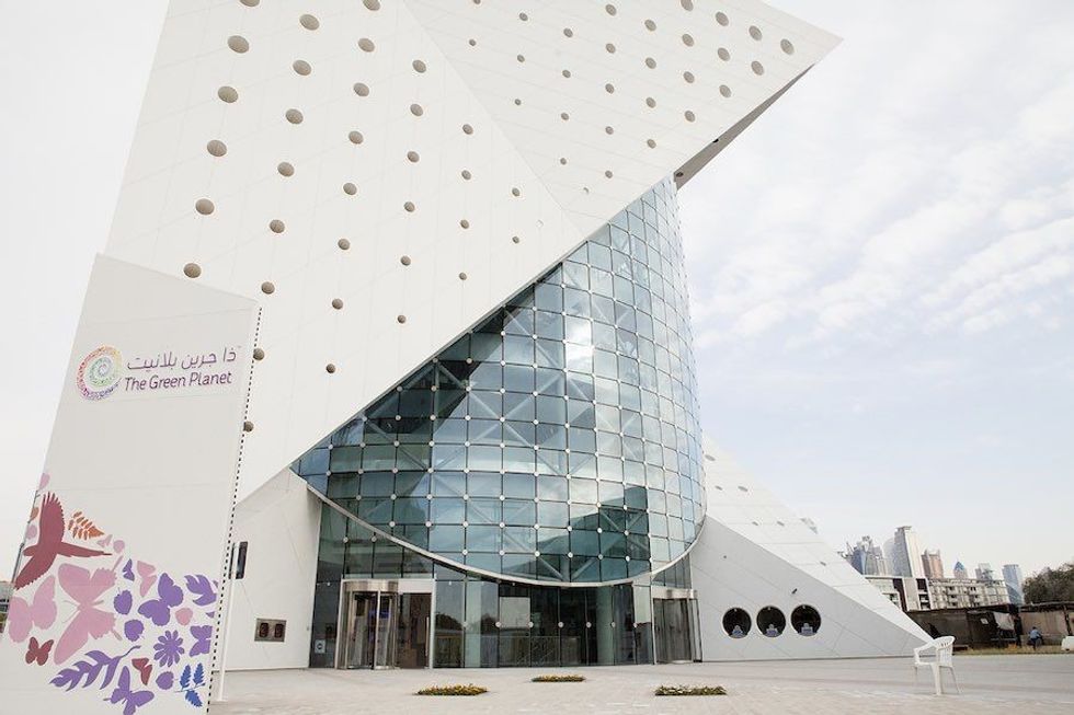the green planet exterior dubai city walk