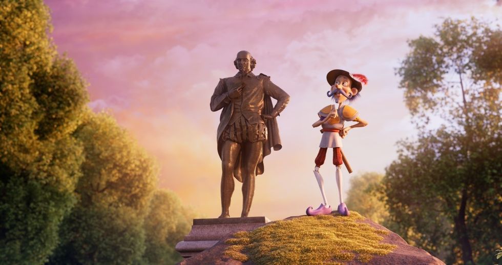 The Inseparables Don with statue