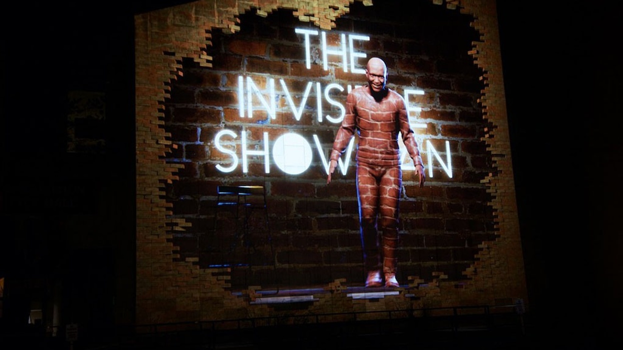 “The Invisible Showman”, the first live digital entertainer by Freckled Sky entered into the blooloop Innovation Awards 2022